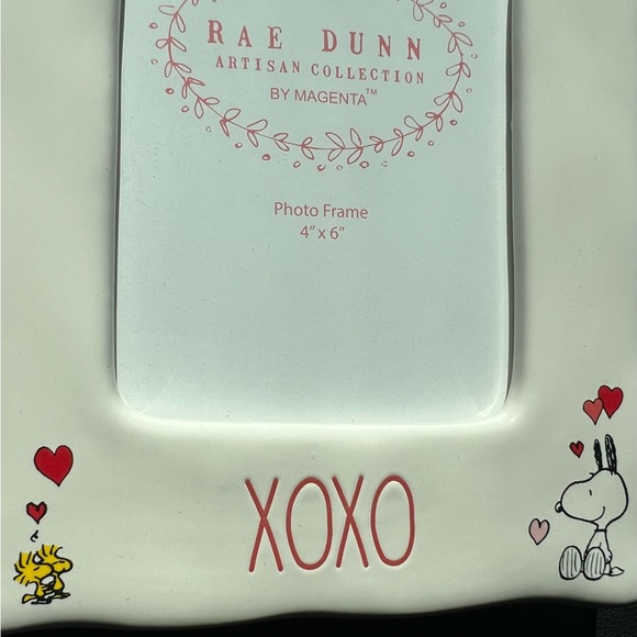 Rae Dunn Peanuts Xoxo Valentines Day frame - Picture 2 of 6